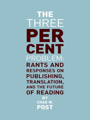 cover image of The Three Percent Problem